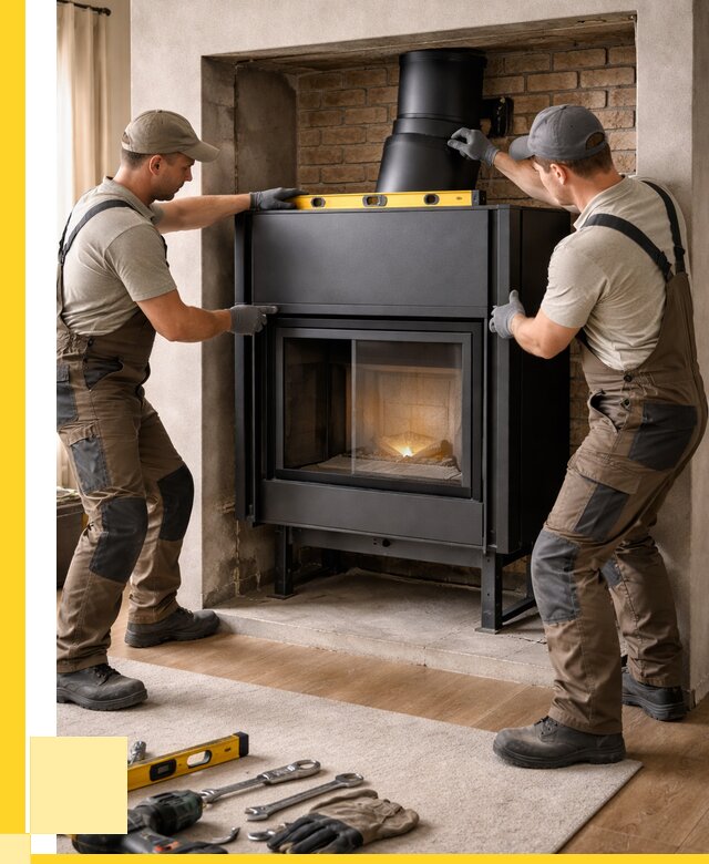 Установка каминных топок в Сегеже под ключ от 18729 р. | ЭриданСгж