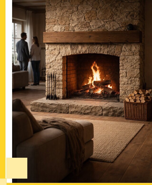 Открытые камины под ключ в Сегеже от 156075 р. ЭриданСгж