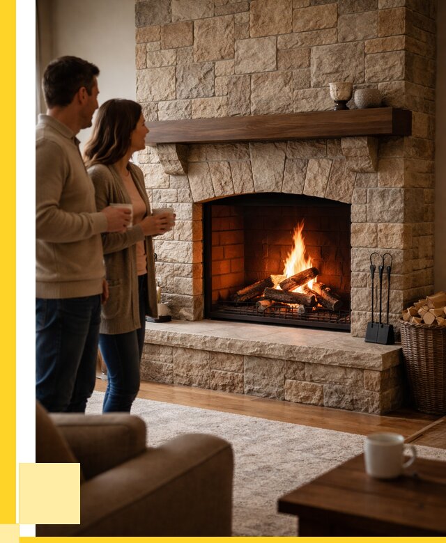 Каменные камины на заказ в Сегеже от 187290 р. | ЭриданСгж