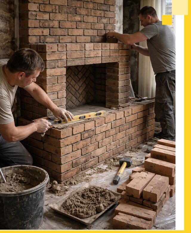 Изготовление и установка кирпичных каминов в Сегеже