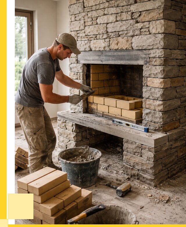 Кладка каминов и камина в Сегеже от 26013 р. ЭриданСгж