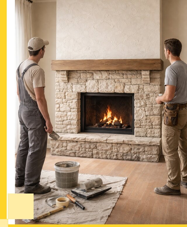 Отделка каминов в Сегеже от 6763 р. под ключ | ЭриданСгж