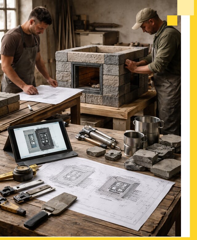 Разработка проектов печей с согласованием и монтажом в Сегеже