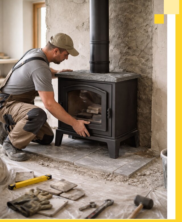 Профессиональный монтаж печей и каминов в Сегеже под ключ