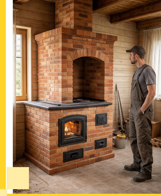 Кирпичные печи в Сегеже: купить от 156075 р. | ЭриданСгж