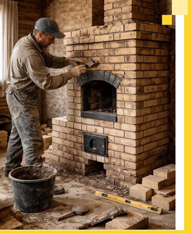 Кирпичные печи под ключ в Сегеже: проектирование и кладка