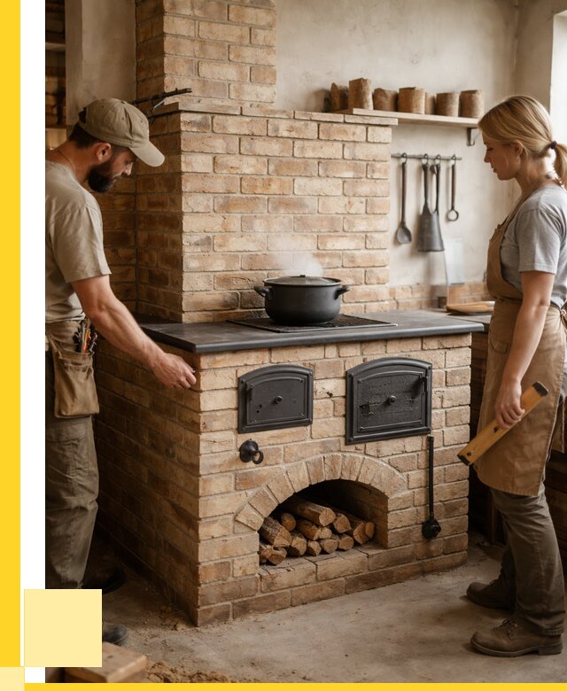 Варочно отопительные печи в Сегеже от 93645 р. | ЭриданСгж