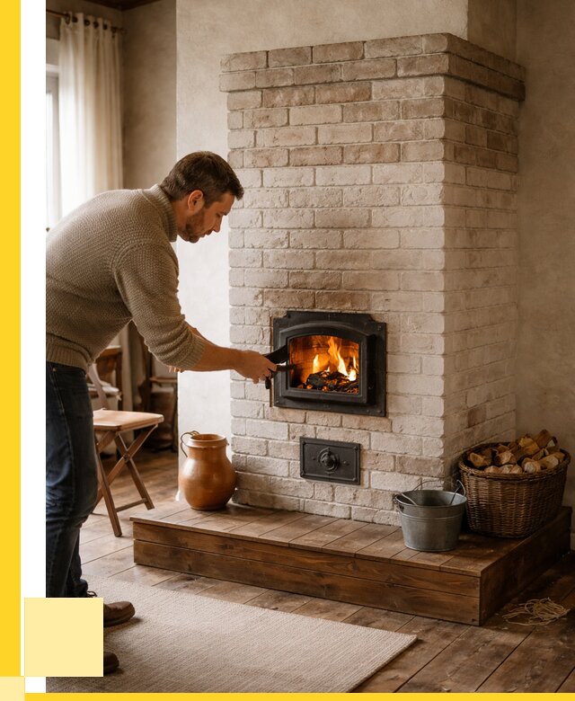 Печь голландка из кирпича в Сегеже от 88443 р. | ЭриданСгж