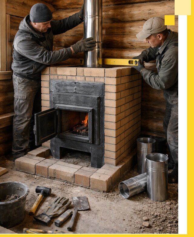 Проектирование, изготовление и установка банных печей в Сегеже