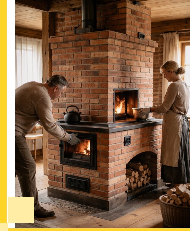 Печи для загородного дома под ключ в Сегеже от 83240 р. | ЭриданСгж