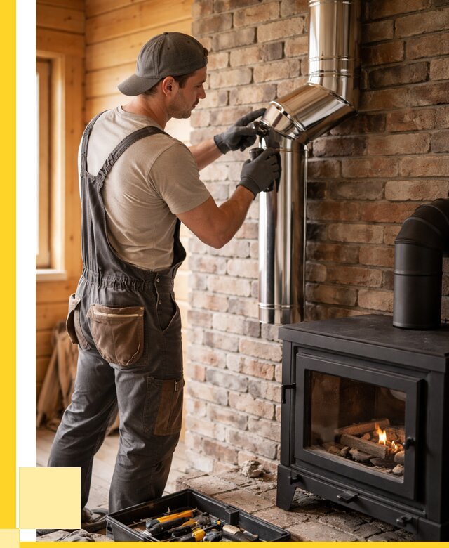 Монтаж дымоходов для печей в Сегеже от 7804 р. | ЭриданСгж