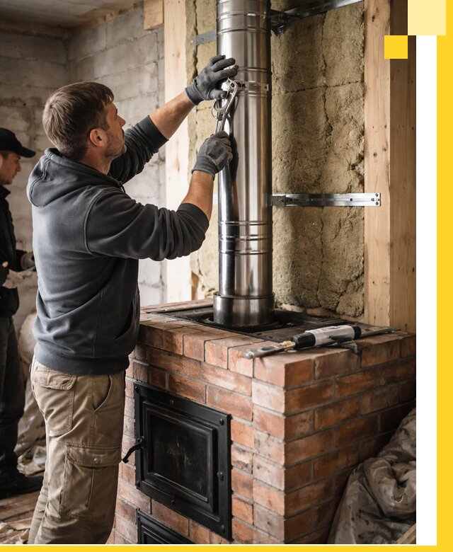 Изготовление и монтаж печей и дымоходов под ключ в Сегеже