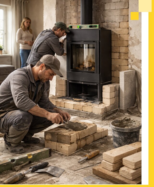 Печи и камины под ключ: проект, установка в Сегеже