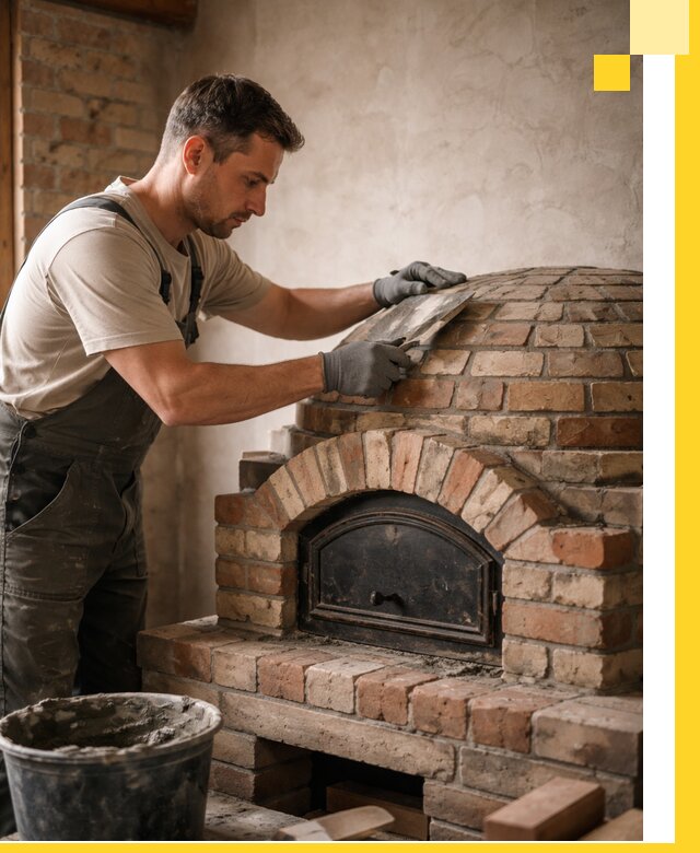 Изготовление и монтаж помпейских печей на заказ в Сегеже