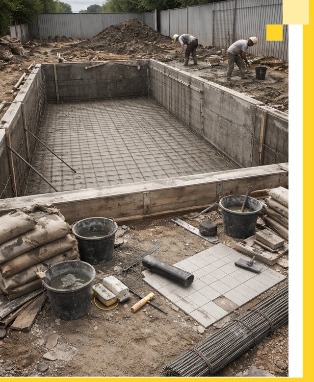 Строительство бассейнов под ключ в Сегеже, дизайн и монтаж