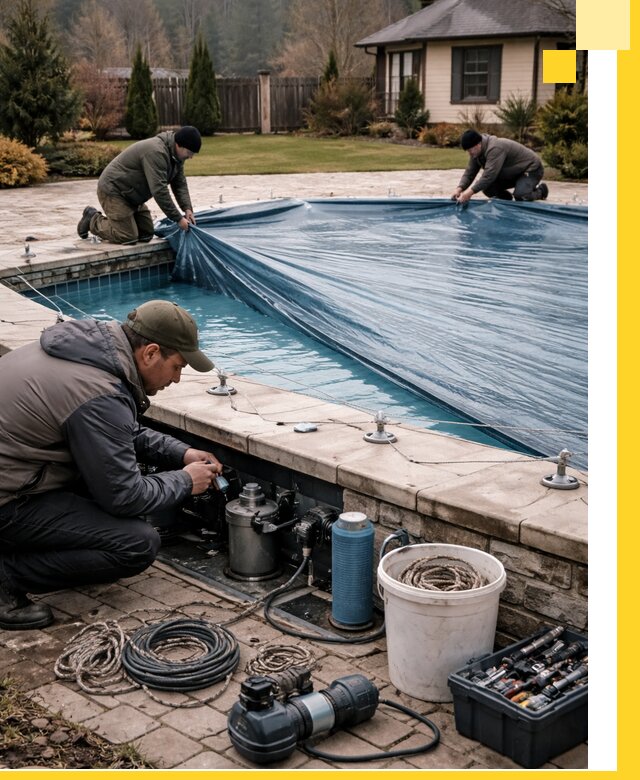 Консервация бассейнов в Сегеже: подготовка к длительному хранению