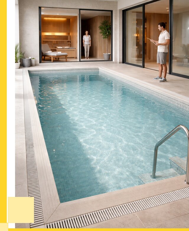 Отделка бассейна пленкой ПВХ в Сегеже от 3642 р. - ЭриданСгж