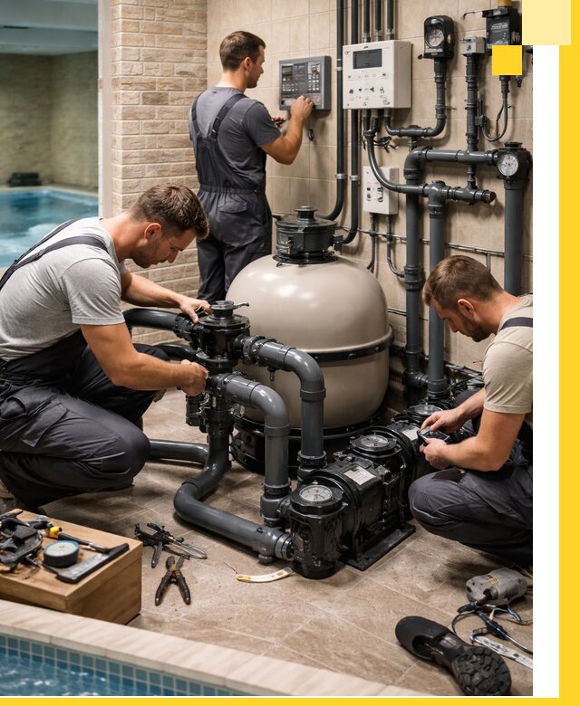 Комплексное оборудование для бассейнов под ключ в Сегеже