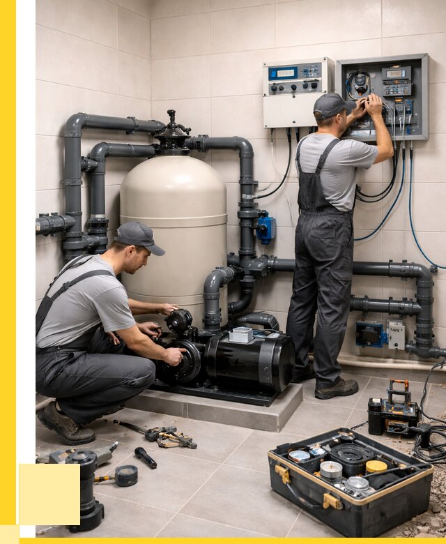 Монтаж оборудования для бассейнов в Сегеже от 41620 р. | ЭриданСгж