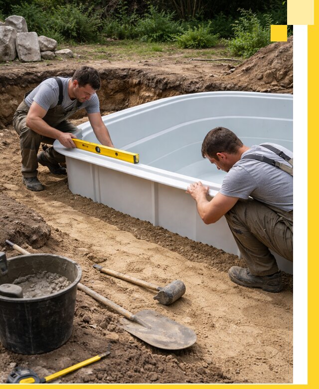 Производство и установка пластиковых бассейнов в Сегеже под ключ