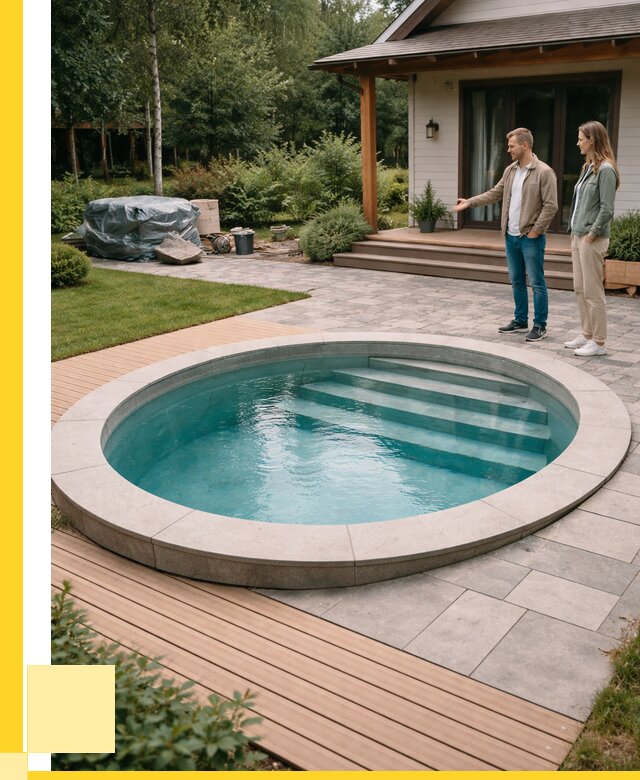 Бассейн на даче под ключ в Сегеже от 208100 р., ЭриданСгж