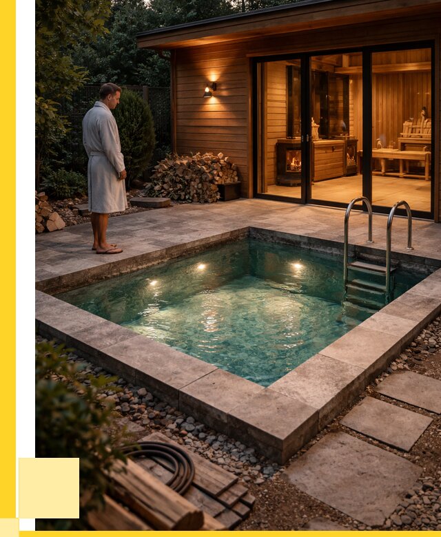 Бани с бассейном под ключ в Сегеже от 98848 р. | ЭриданСгж