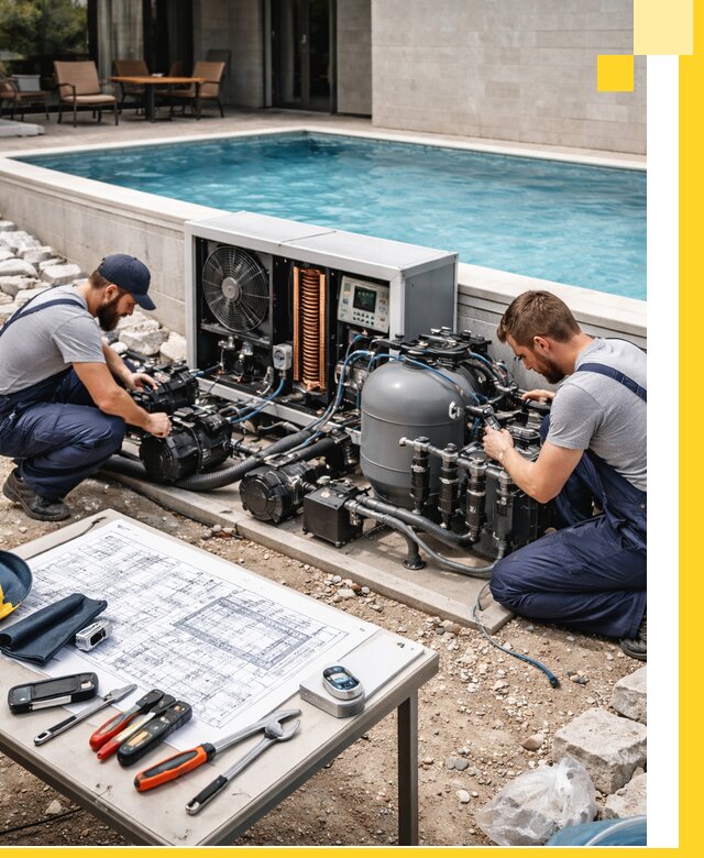 Проектирование и монтаж бассейнов с подогревом в Сегеже