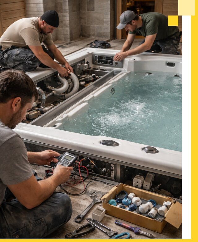 Гидромассажные бассейны под ключ в Сегеже, дизайн и монтаж