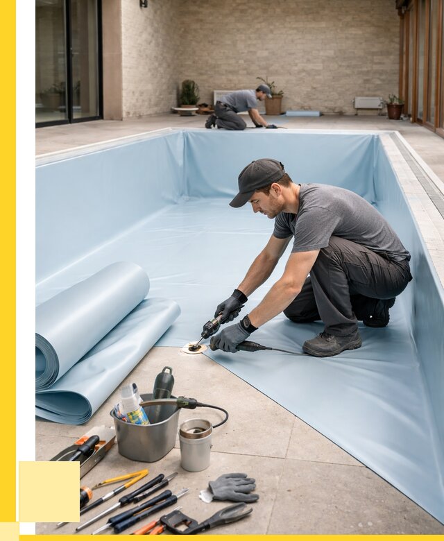 Пленка ПВХ для бассейнов в Сегеже от 2601 р. | ЭриданСгж