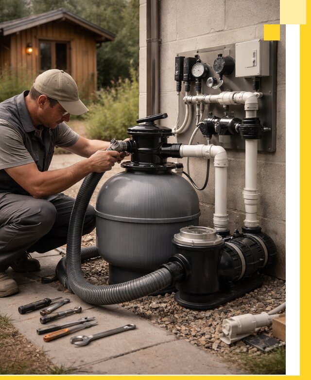 Продажа и монтаж фильтров и насосов для бассейнов в Сегеже