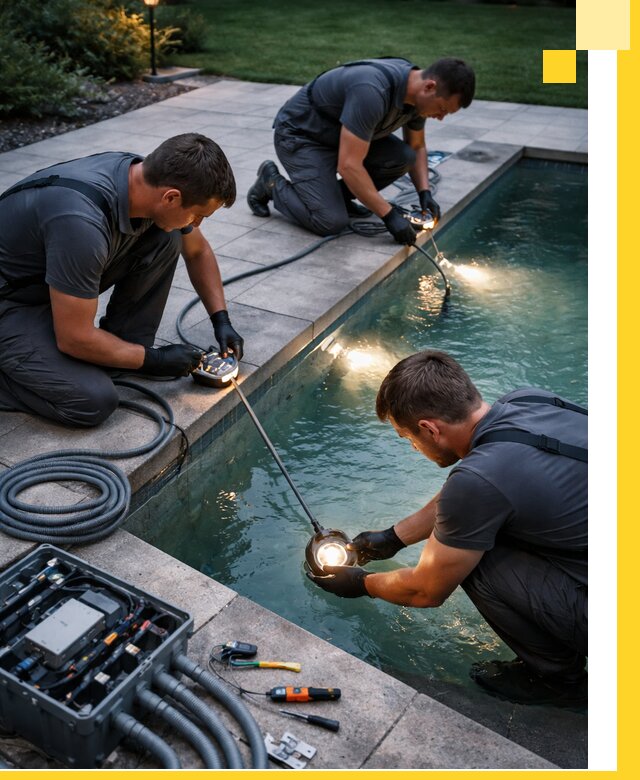 Профессиональное освещение бассейнов в Сегеже: дизайн и монтаж