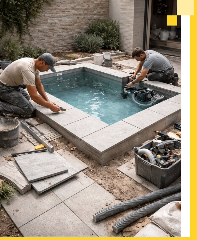 Мини бассейны под ключ в Сегеже, дизайн и установка