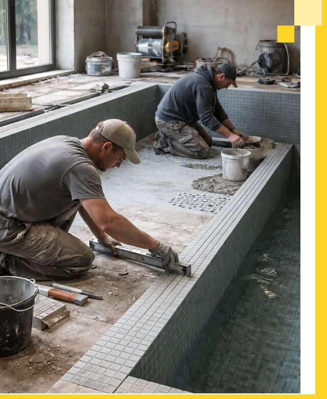 Строительство бассейна в частном доме в Сегеже под ключ