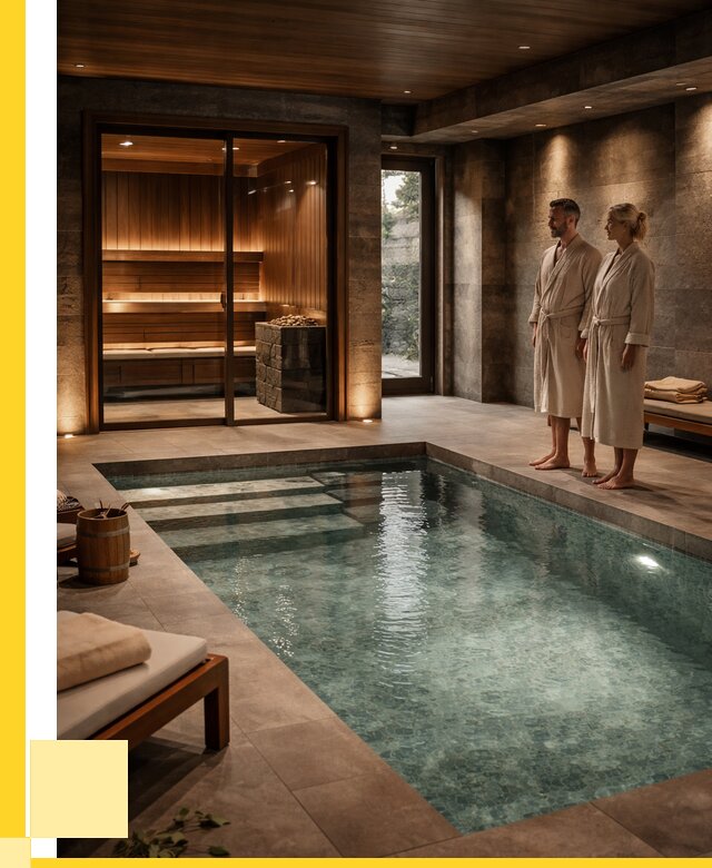 Сауна с большим бассейном в Сегеже от 1248600 р. ЭриданСгж