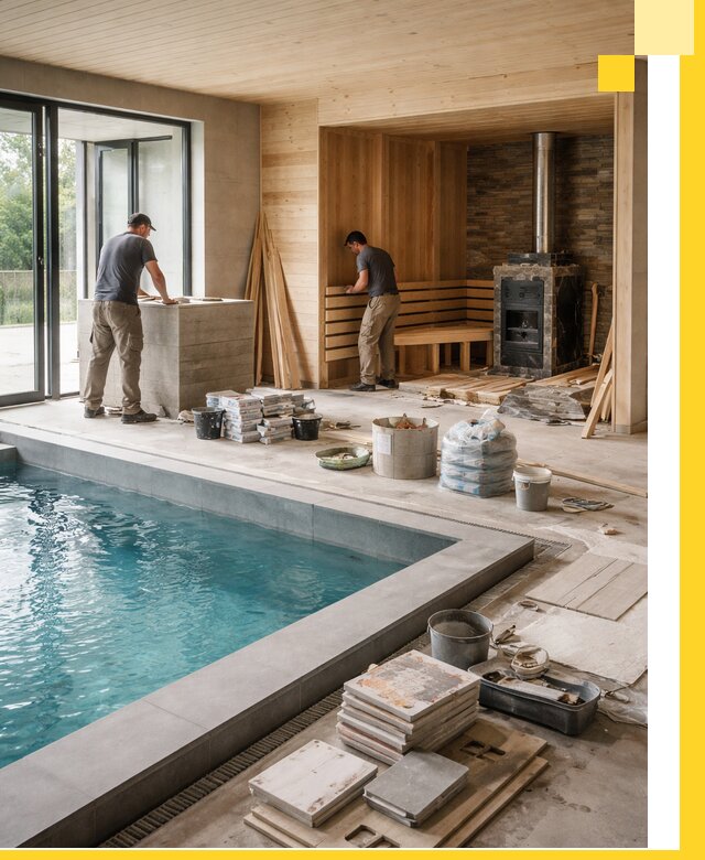 Проектирование и строительство бань с бассейном в Сегеже