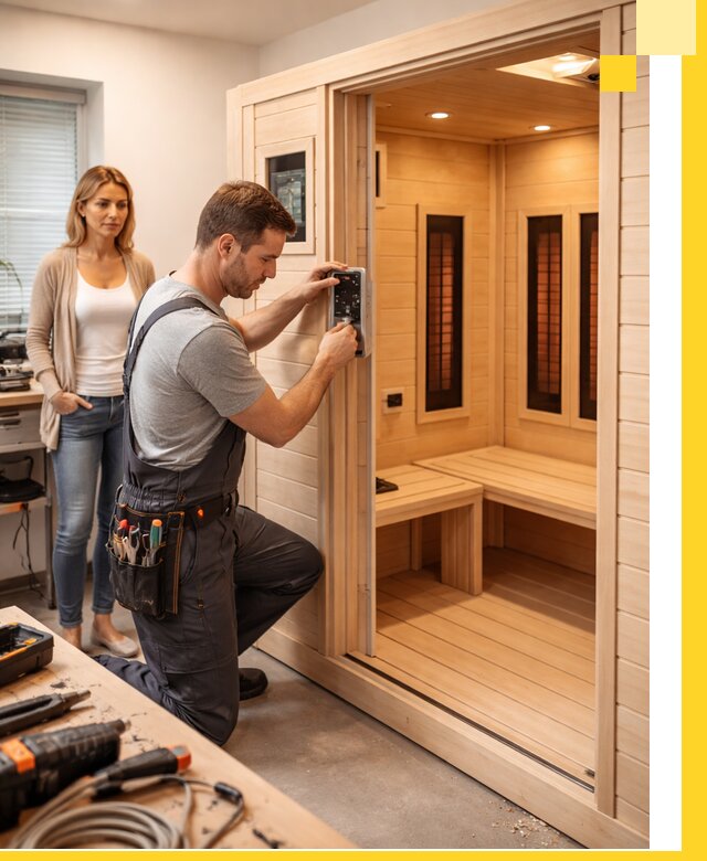 Инфракрасные сауны под ключ в Сегеже продажа и установка