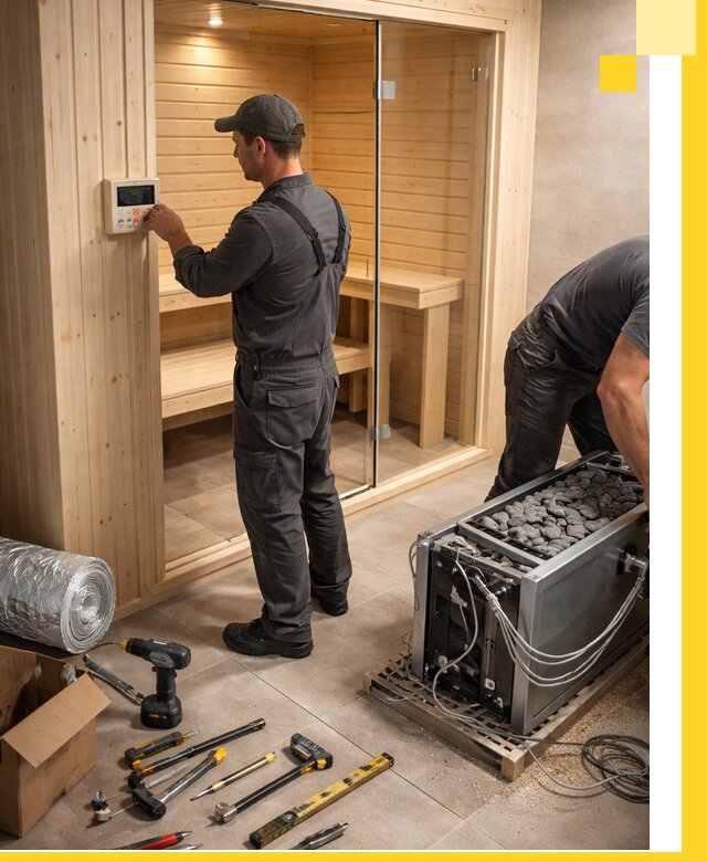 Поставка, установка и монтаж электрических саун в Сегеже