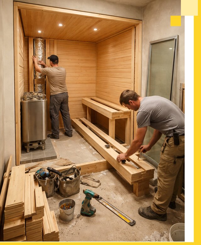 Проектирование и установка домашних саун под ключ в Сегеже