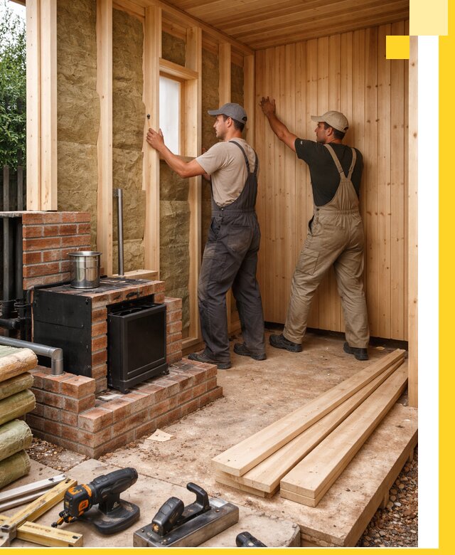 Строительство и установка дачных саун под ключ в Сегеже