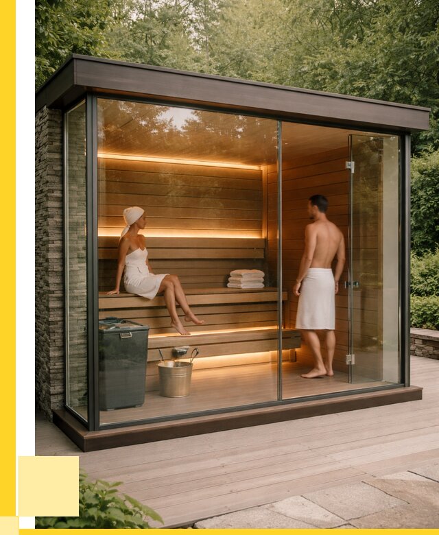 Сауна стеклянная и двери для сауны в Сегеже от 260125 р. | ЭриданСгж