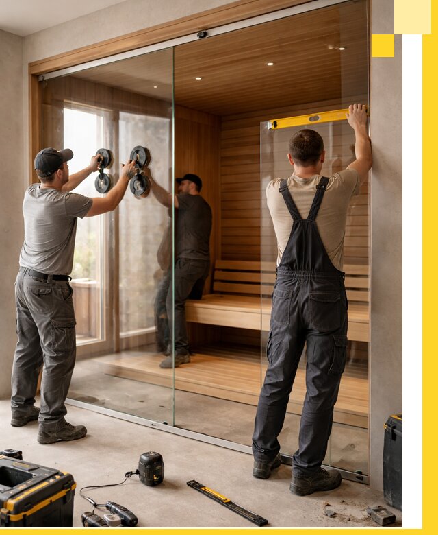 Производство и монтаж стеклянных саун под ключ в Сегеже