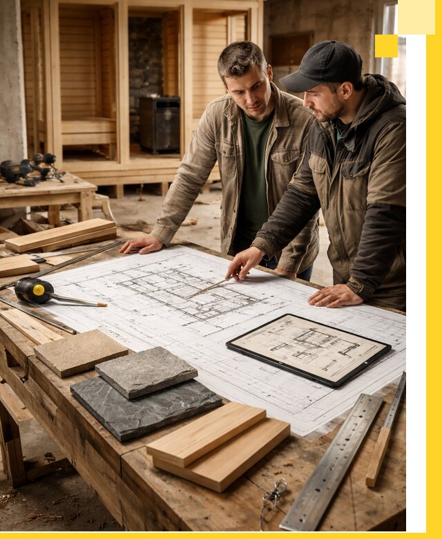 Проекты бань под ключ и планы строительства в Сегеже