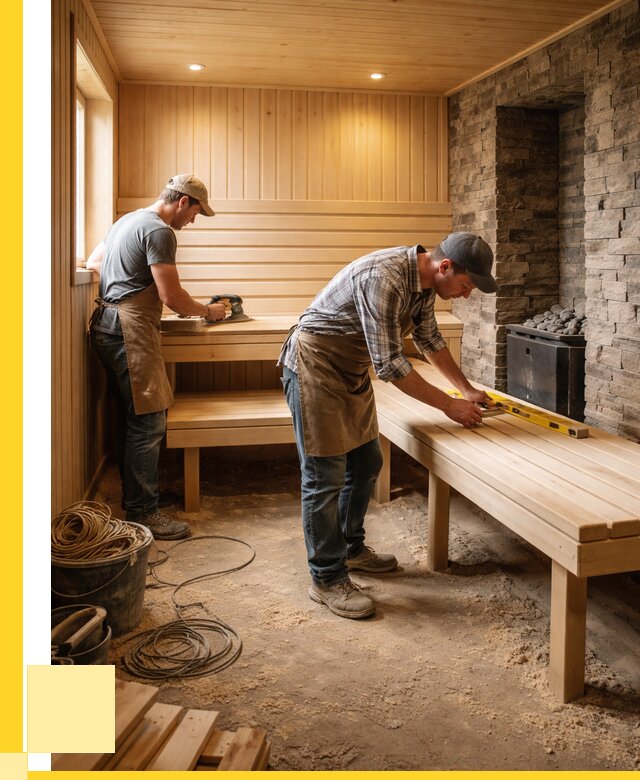 Отделка бани в Сегеже: внутренняя отделка от 3122 р. | ЭриданСгж