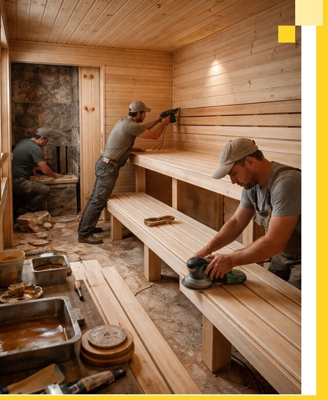 Профессиональная отделка бань в Сегеже под ключ, с гарантией