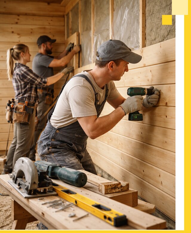 Обшивка бань под ключ в Сегеже: отделка стен и потолков