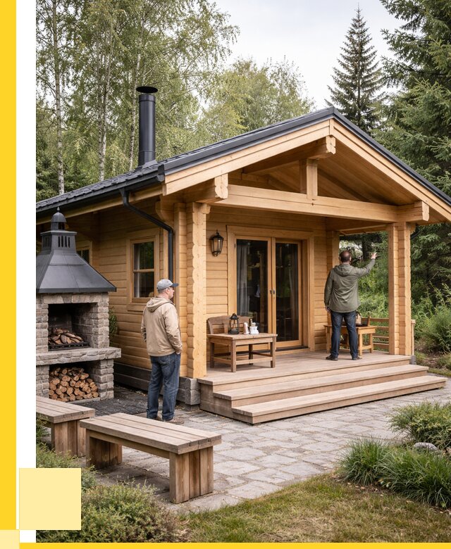 Деревянные бани под ключ в Сегеже от 468225 р. | ЭриданСгж