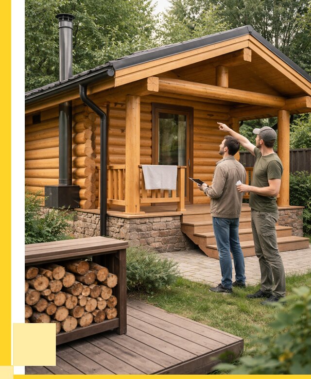 Бани для дачи под ключ в Сегеже от 260125 р. | ЭриданСгж