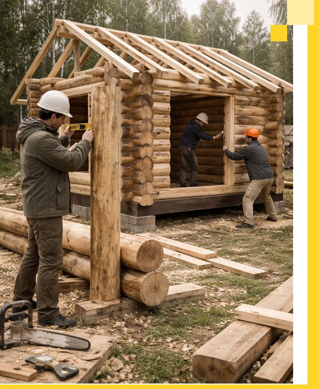 Строительство бань для дачи под ключ в Сегеже с доставкой и монтажом