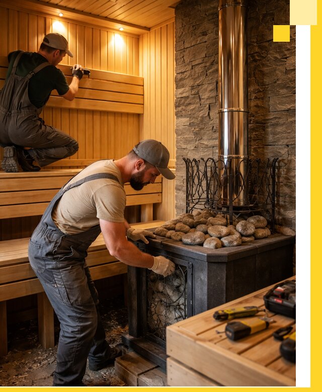 Комплексный дизайн бань, саун и зон отдыха в Сегеже