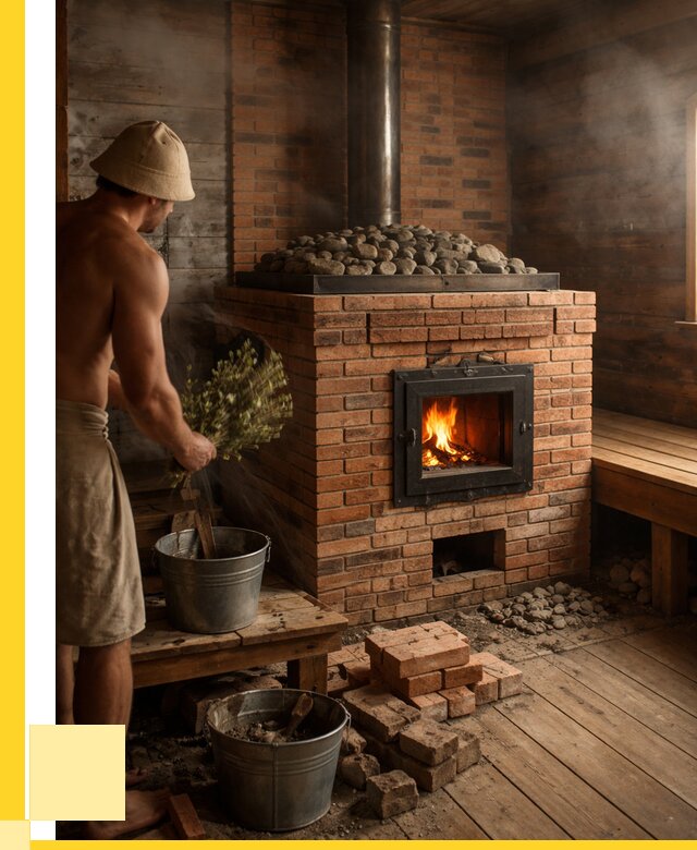 Кирпичные банные печи в Сегеже от 93645 р. | ЭриданСгж